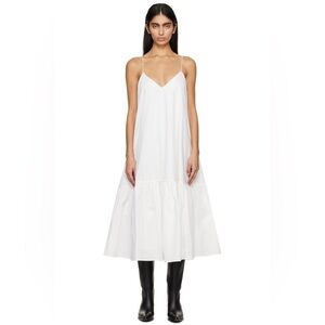 Anine Bing White Avarie Midi Dress